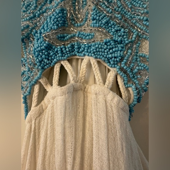 Free People Beaded Turquoise Spirit Maxi Dress - Picture 9 of 14